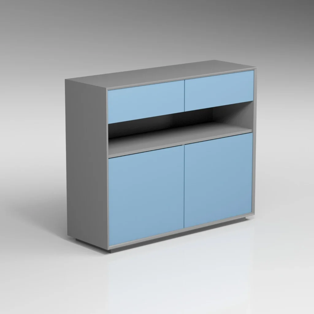 Office furniture in Dubai, Furniture for office, Office storage, Customized Curto Medium Height Cabinet for storage