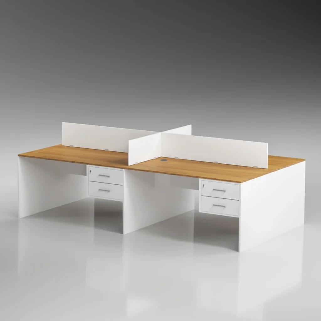 Zoe workstation desk Face to Face 4ppl