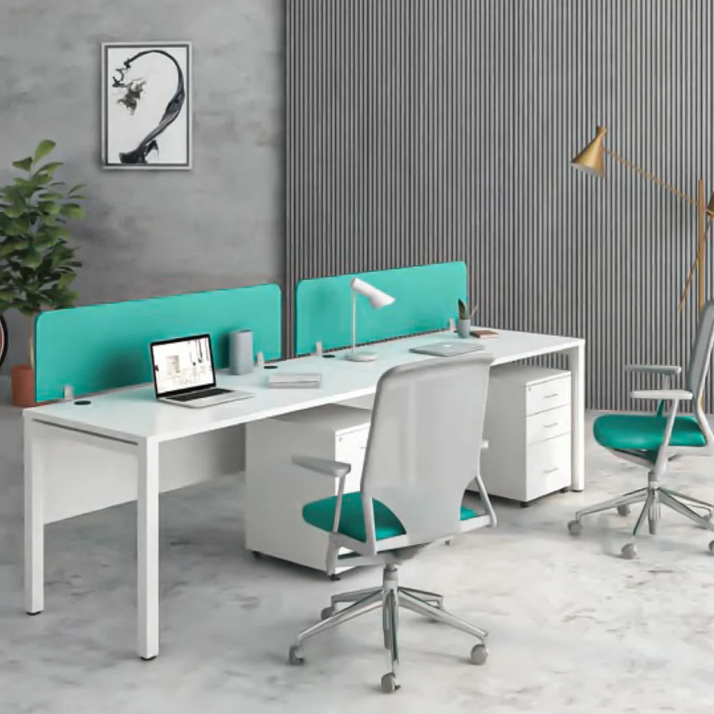 Modern and Innovative Liza Side by Side Workstation Desks for Office