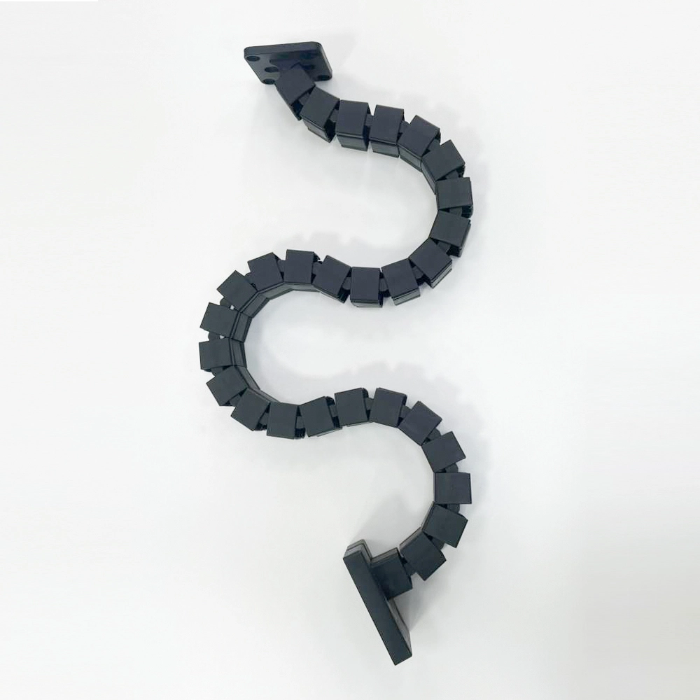 Ray Snake Cable for wire management in a office desk