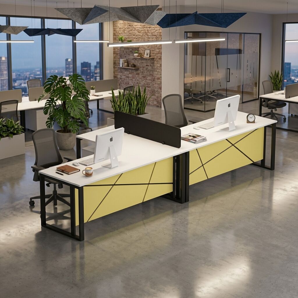 Kane L Shape Workstation Desk Furniture for office